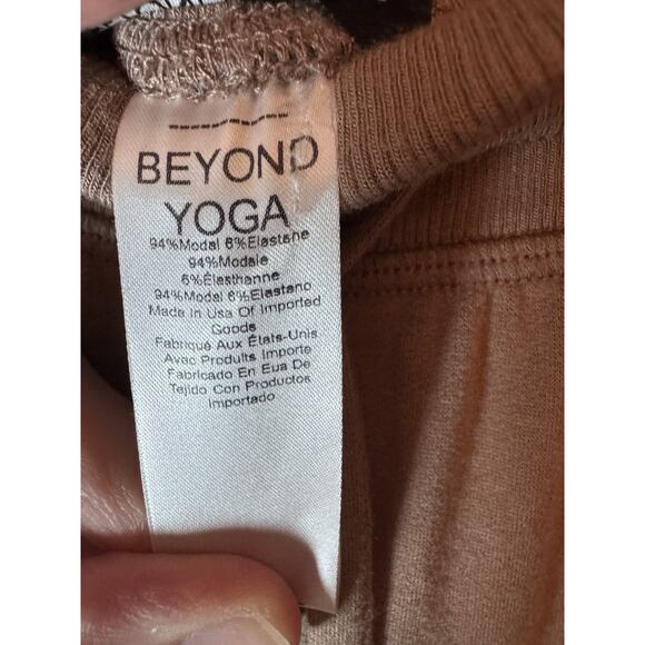 Beyond Yoga Brown/tan High Waisted Joggers Women's Sz Small - Picture 9 of 15